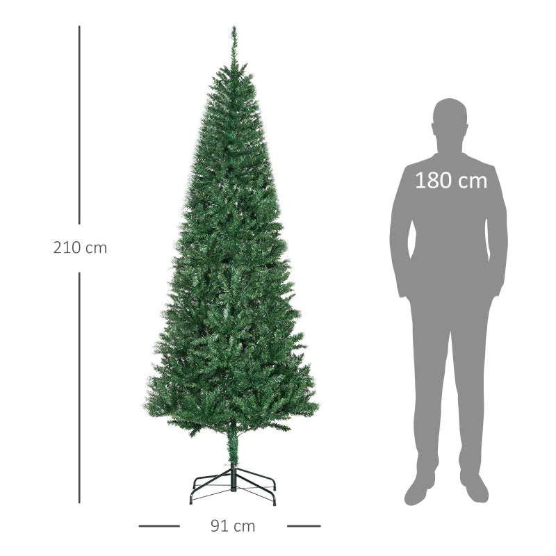 Sapin de Noël Branchedorée 210cm Fin