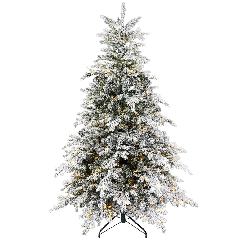 Sapin de Noël Neige Branchedorée 180cm Lumineux