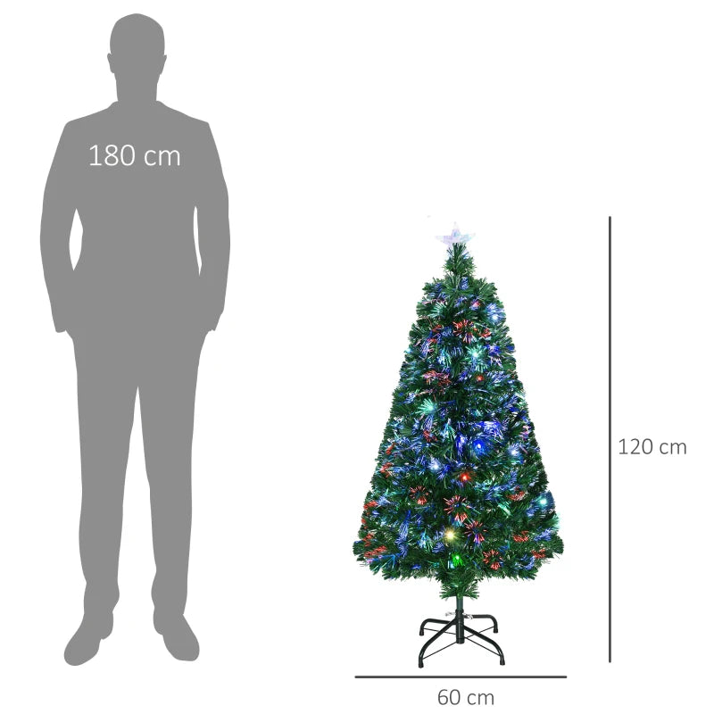Sapin de Noël Branchedorée 120cm Lumineux