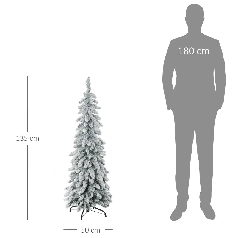 Sapin de Noël Neige Branchedorée 135cm