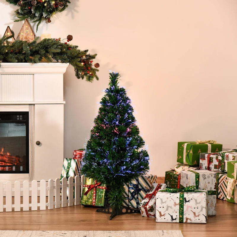 Sapin de Noël Branchedorée 90cm Lumineux
