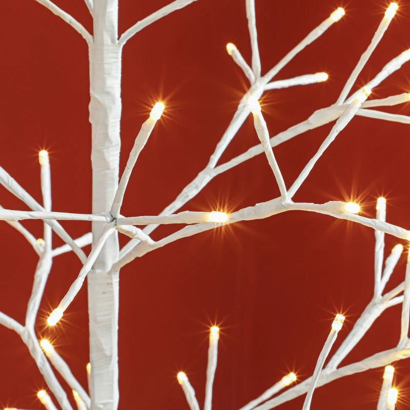 Sapin de Noël Blanc Branchedorée 180cm Lumineux