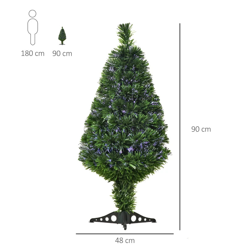Sapin de Noël Branchedorée 90cm Lumineux