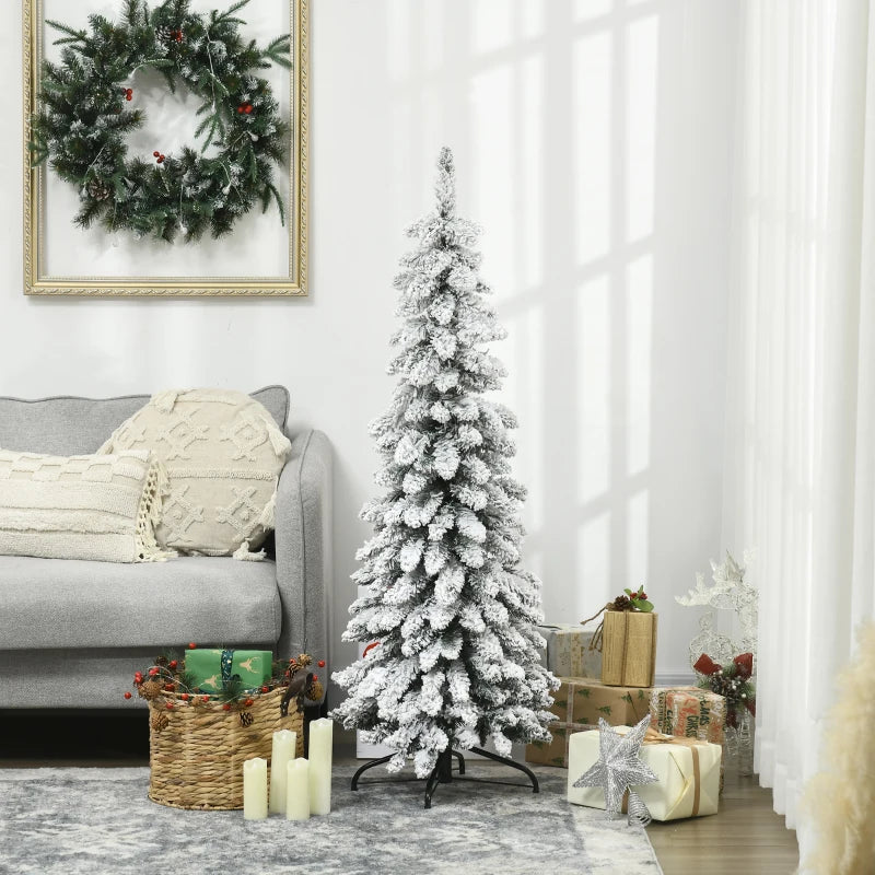 Sapin de Noël Neige Branchedorée 135cm